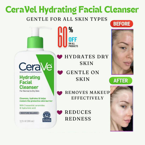 CeraVe - Hydrating Facial Cleanser