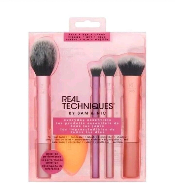 Real Techniques Everyday Essentials Makeup Brush Set by Sam & Nic