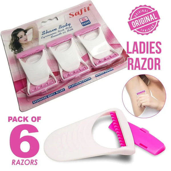 Safit Body Shaving Razor Pack of 6